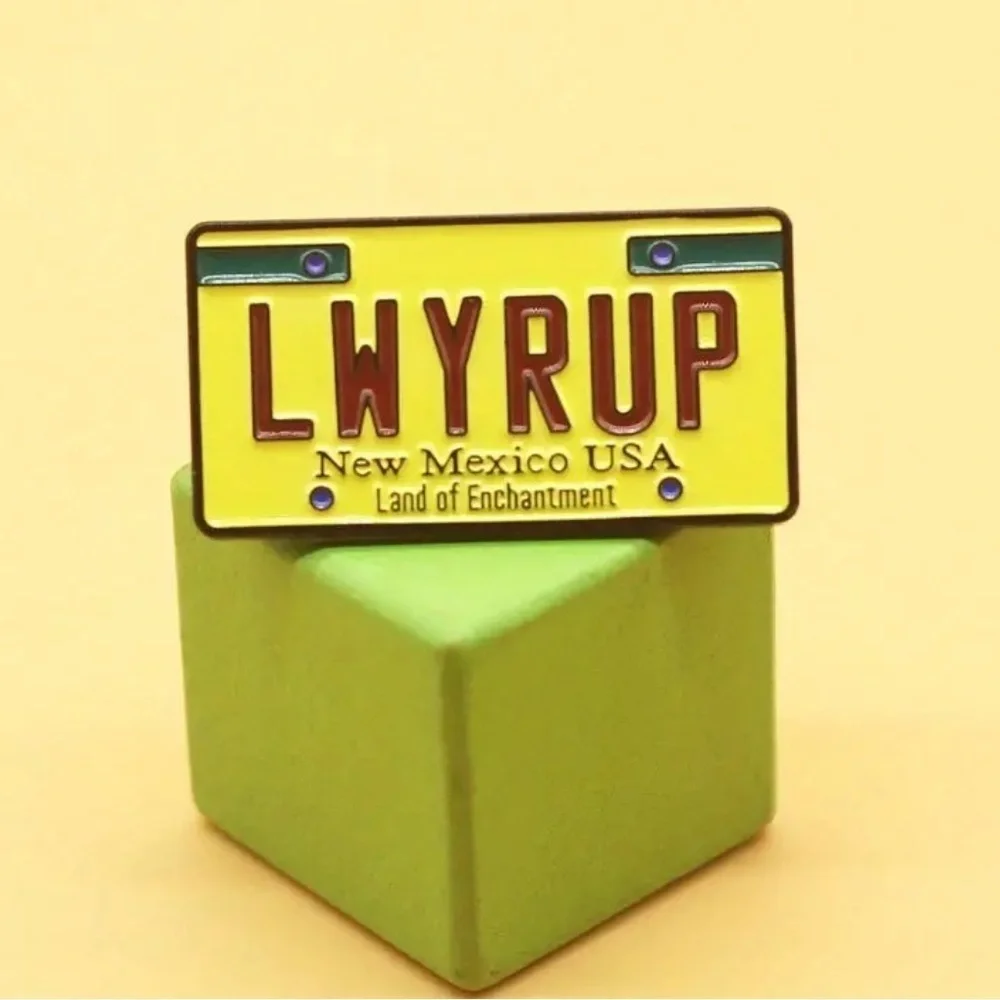 3/$25 “LWYRUP” New Mexico License Plate Pin Badge Brooch Flair Better Call Saul